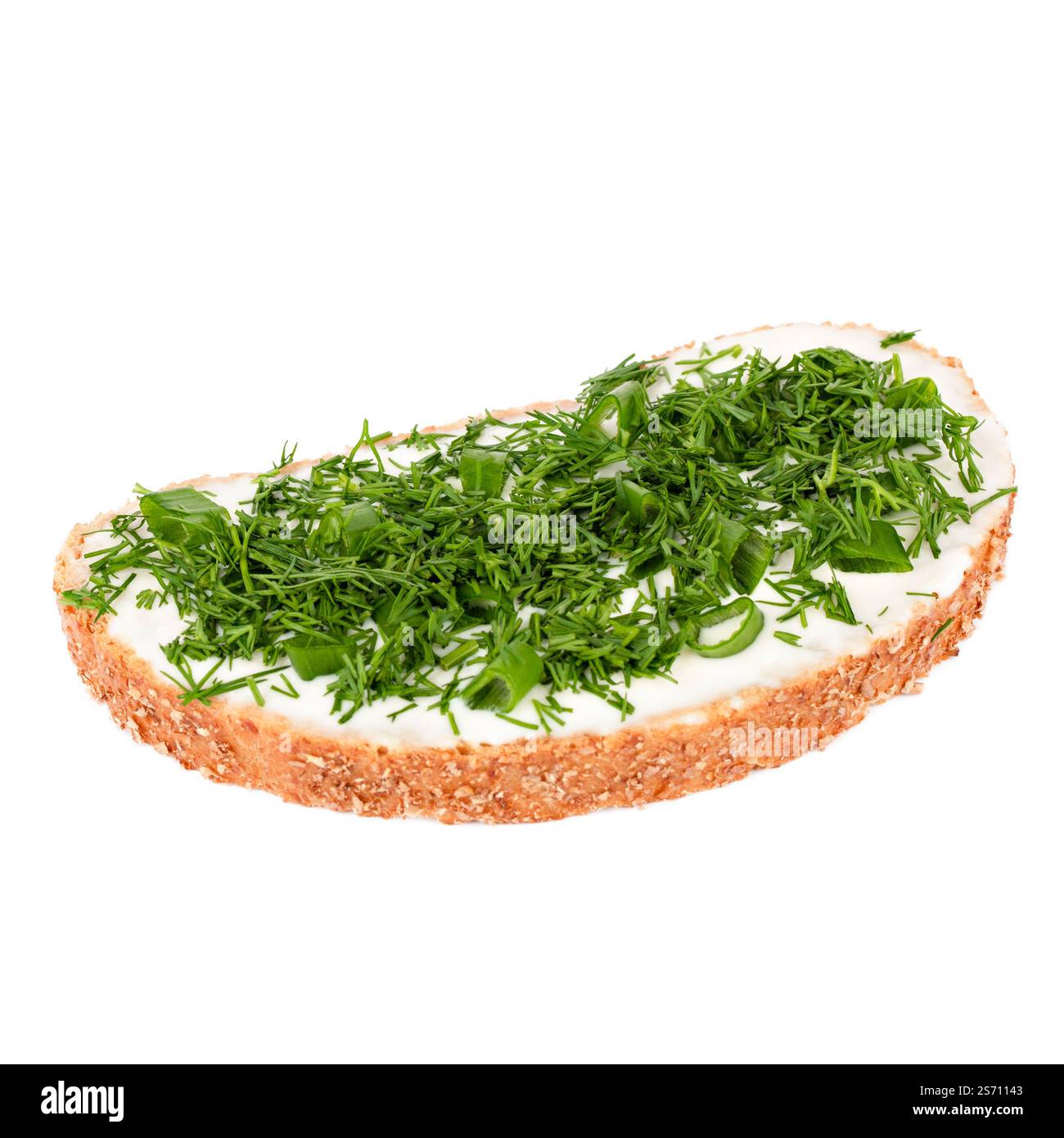 Slice of bread isolated on a white background Stock Photo - Alamy
