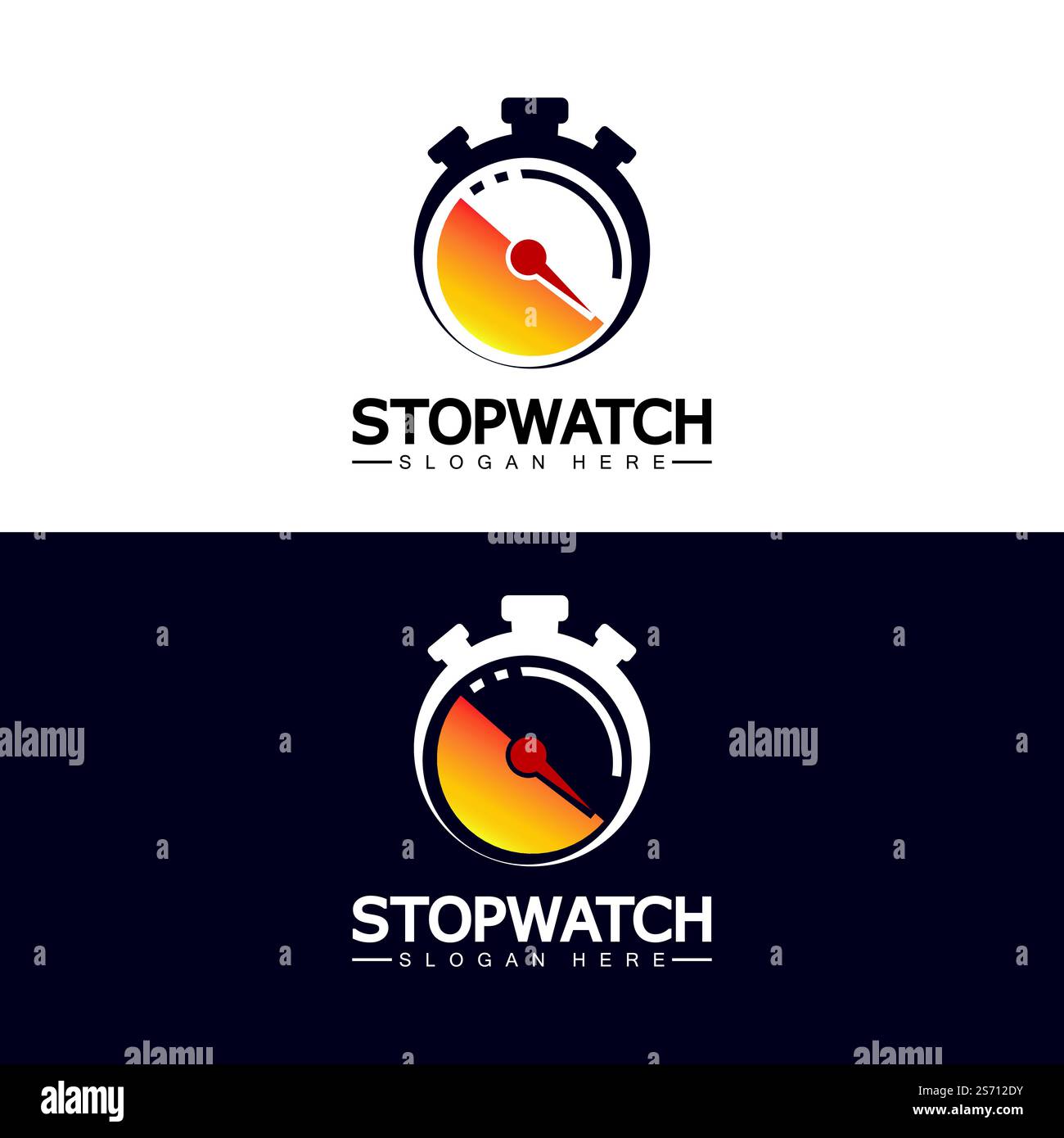 Stopwatch timer logo design vector icon symbol illustration template ...