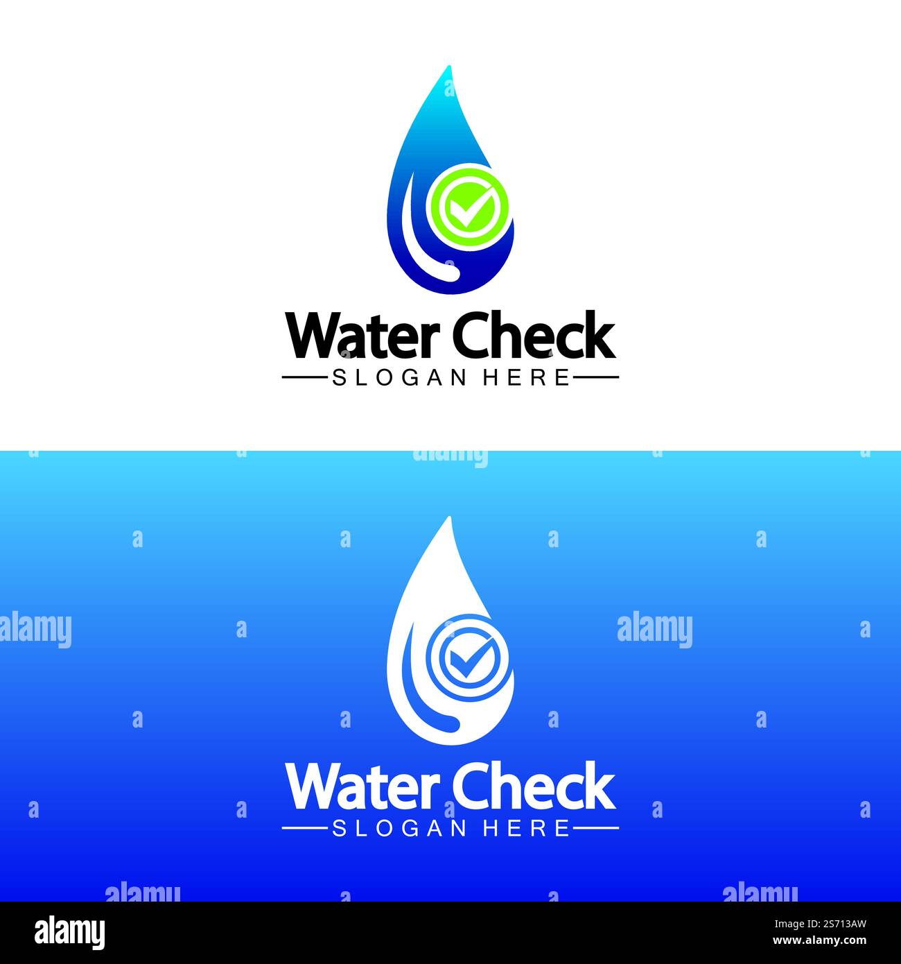 water drop check logo vector icon illustration Stock Vector Image & Art ...