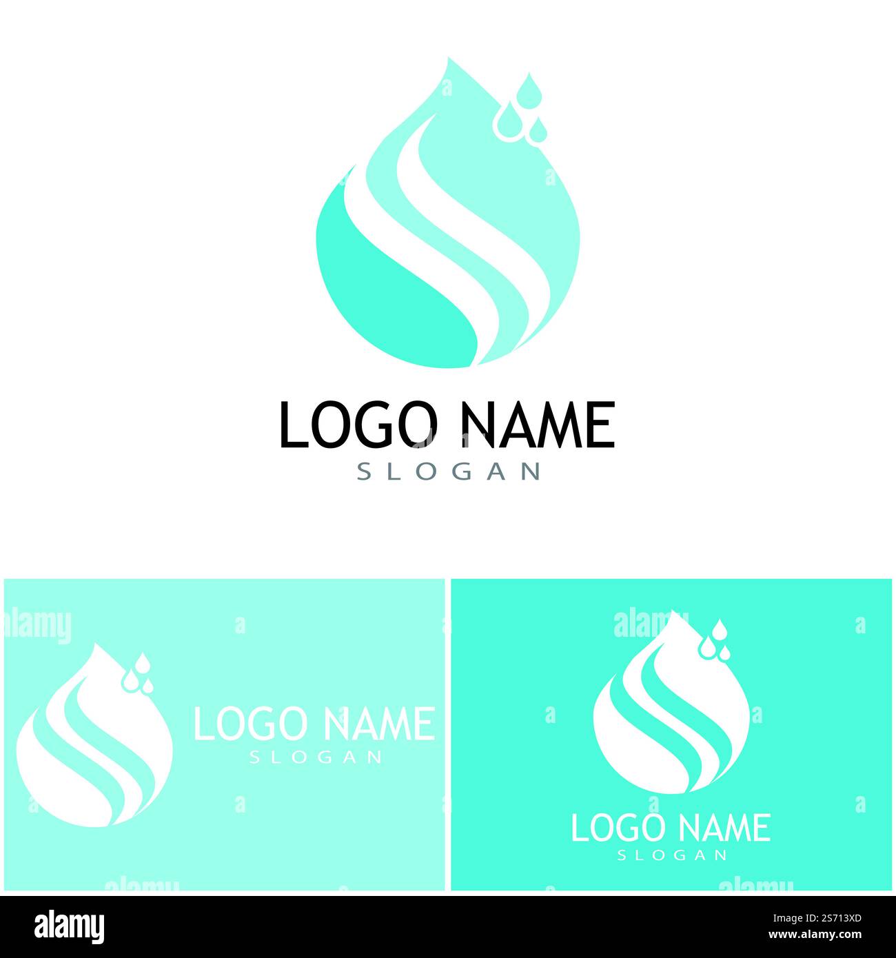 Water drop illustration logo vector design Stock Vector Image & Art - Alamy