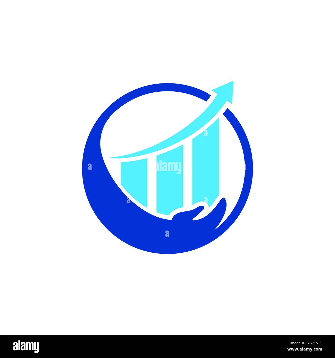 Stats File:logo Stats Care vector logo design. Finance Care logo design template Stock ...