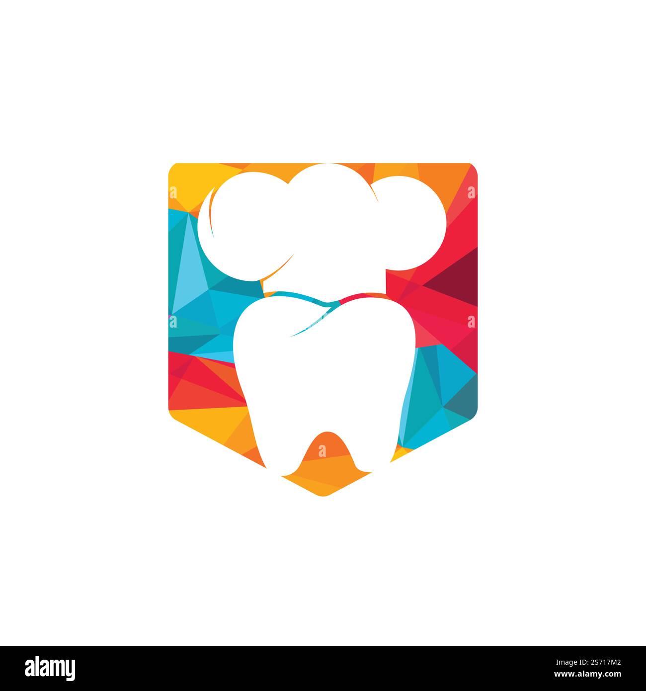 Dental chef vector logo design template. Tooth and chef hat Stock ...