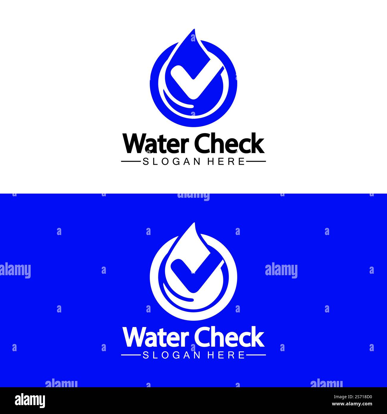 water drop check logo vector icon illustration Stock Vector Image & Art ...
