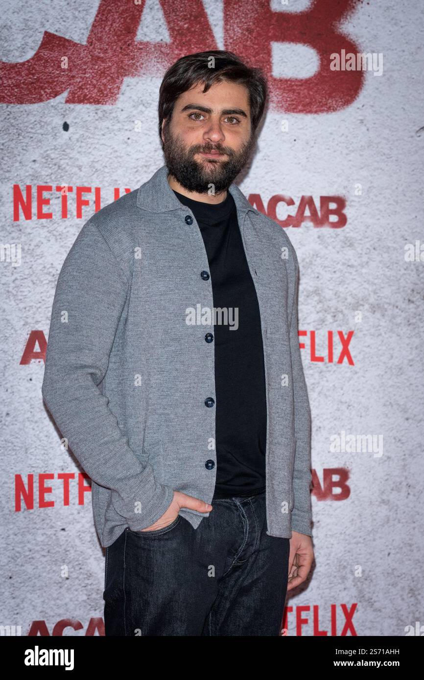 Rome Italy 13th Jan 2025 Pierluigi Gigante Attends The Photocall Of Rome Italy 13th Jan 2025 Pierluigi Gigante Attends The Photocall Of The Netflix Series Acab At Barberini Cinema Photo By Stefano Imagessipa Usa Credit Sipa Usaalamy Live News 2S71AHH