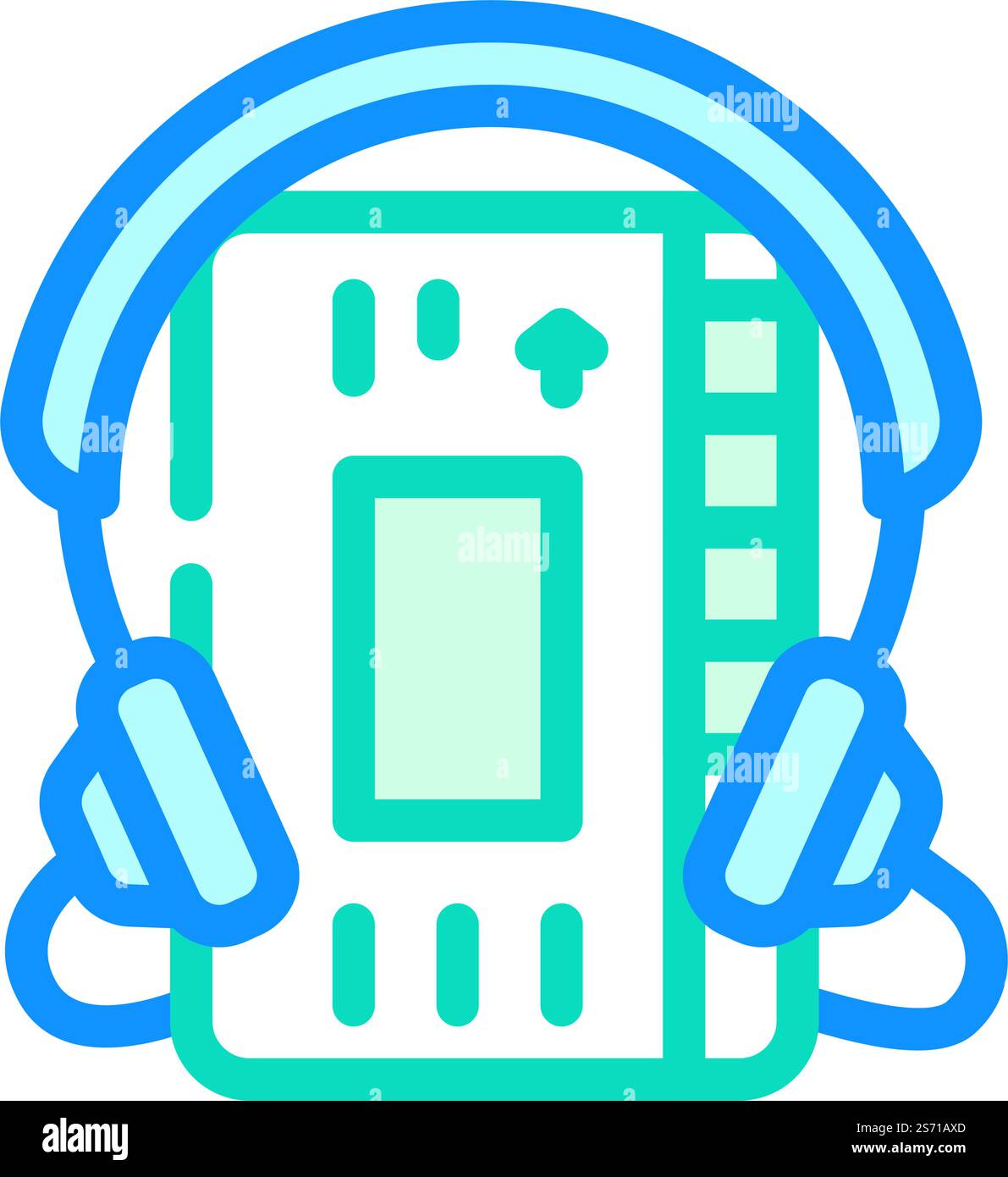 cassette audio player color icon vector. cassette audio player sign ...