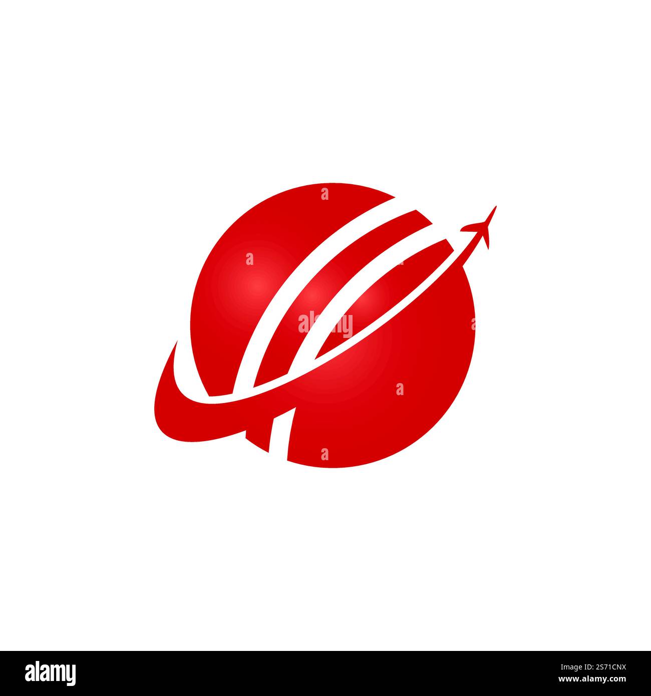 Cricket travel vector logo design. Stock Vector