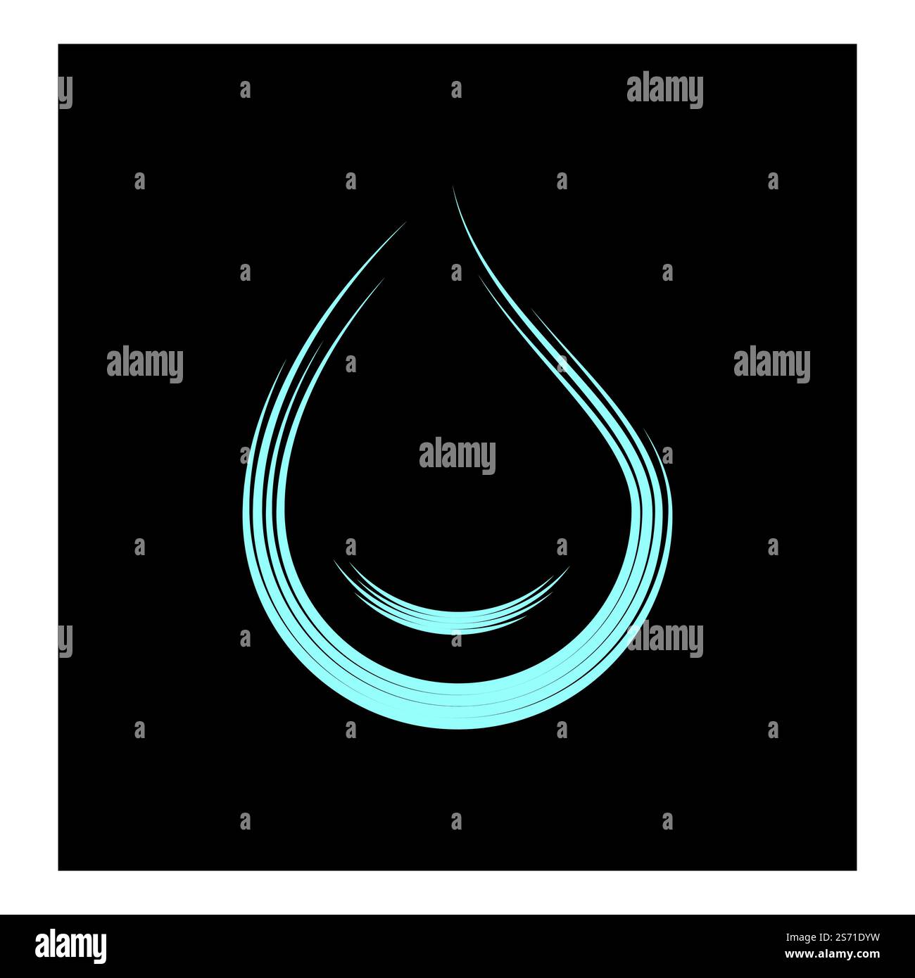 Water drop illustration logo vector design Stock Vector Image & Art - Alamy