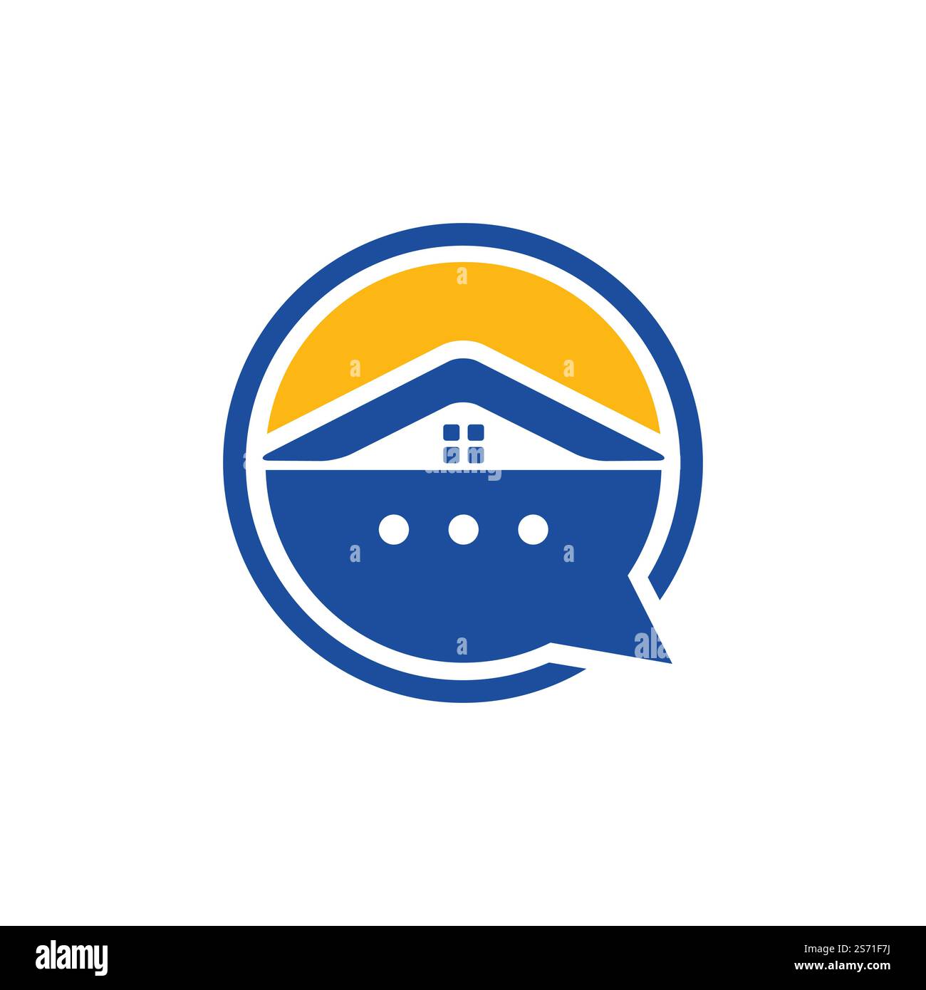 chat-home-vector-logo-design-online-chat-house-vector-logo-design