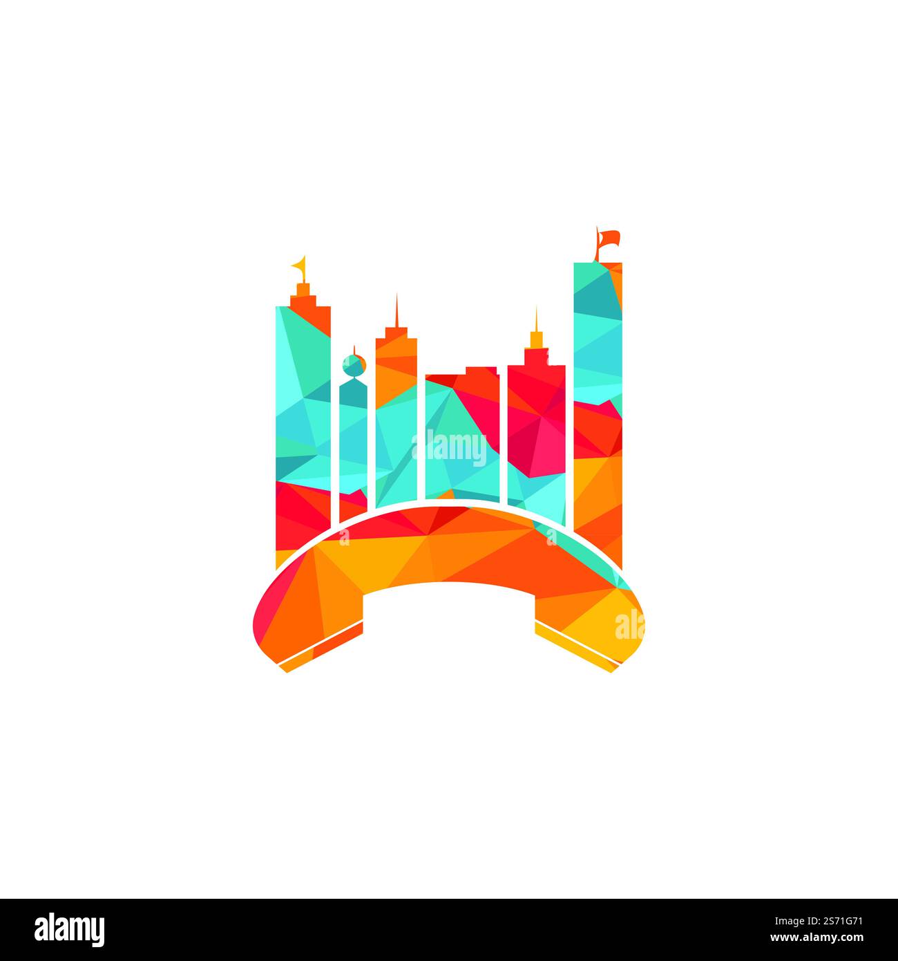 City Call vector logo design template Phone City logo designs concept