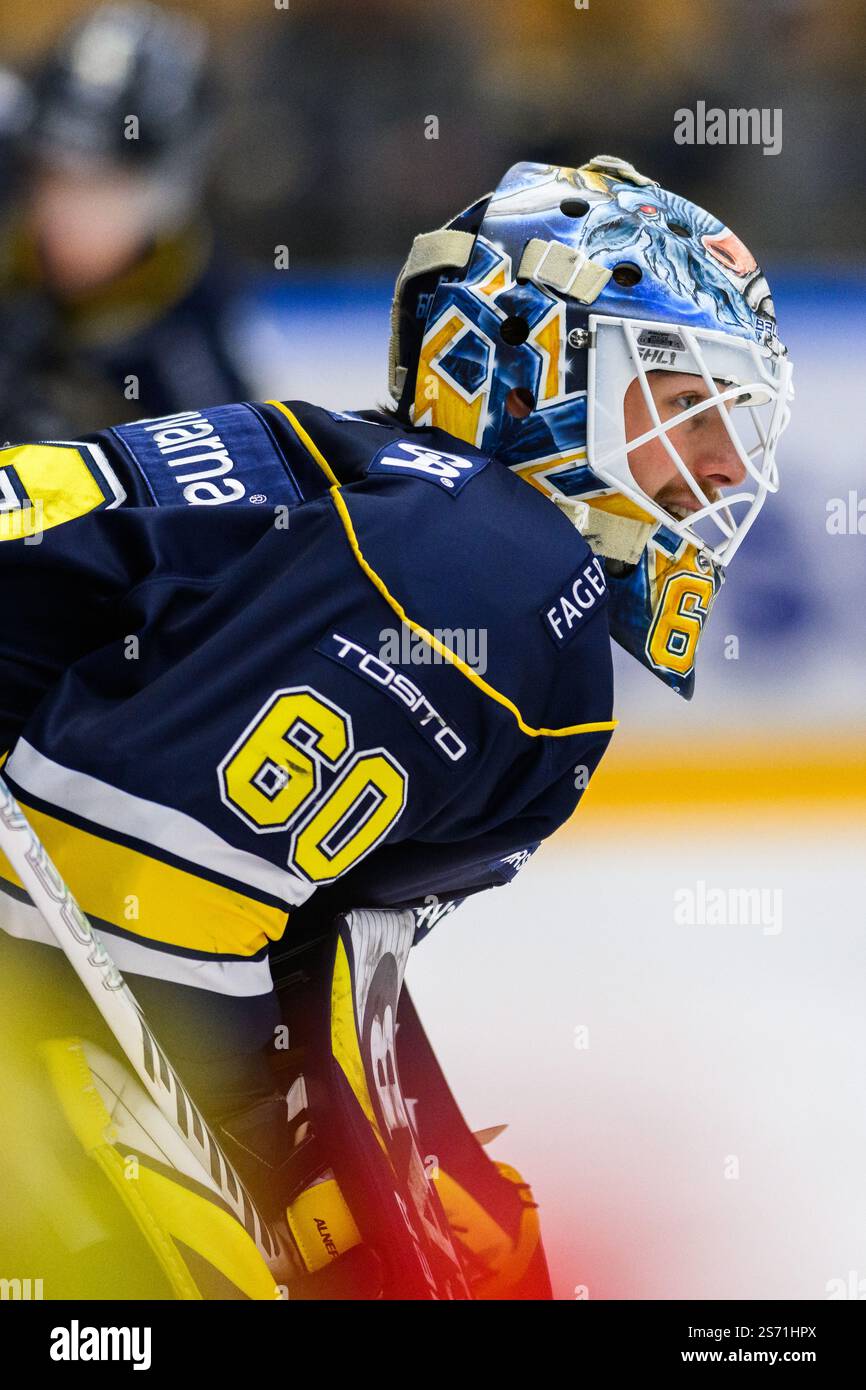 250118 HV71s M lvakt Hugo Alnefelt Inf r Ishockeymatchen I SHL Mellan 250118-hv71s-m-lvakt-hugo-alnefelt-inf-r-ishockeymatchen-i-shl-mellan