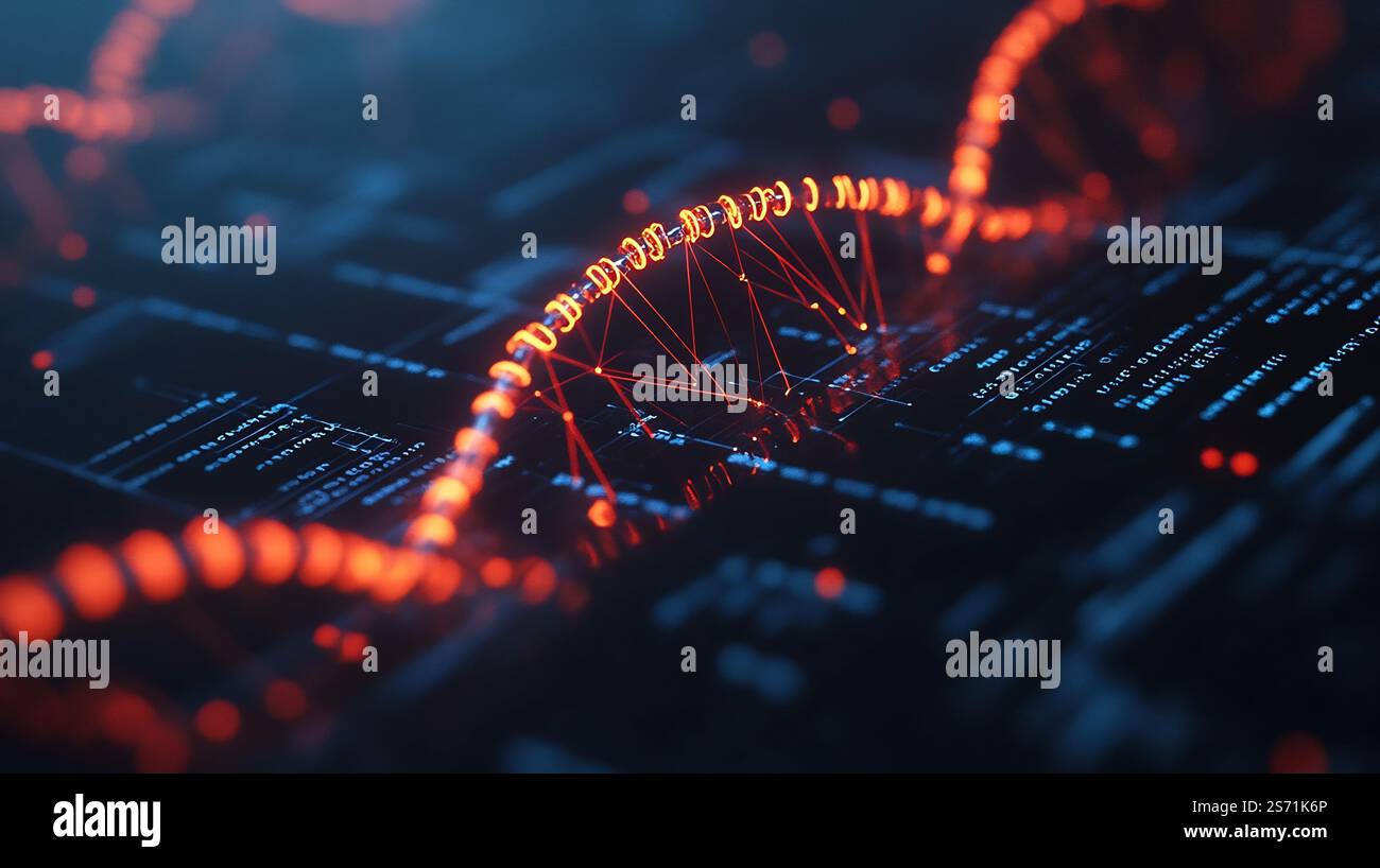 Peptide Visualization Mesmerizing Molecular Synthesis:Glowing Peptide Bonds in a Futuristic ...