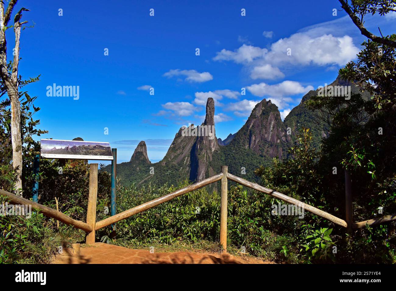 Teresopolis Rio TERESOPOLIS, RIO DE JANEIRO, BRAZIL - May 23, 2023: Mountain landscape ...