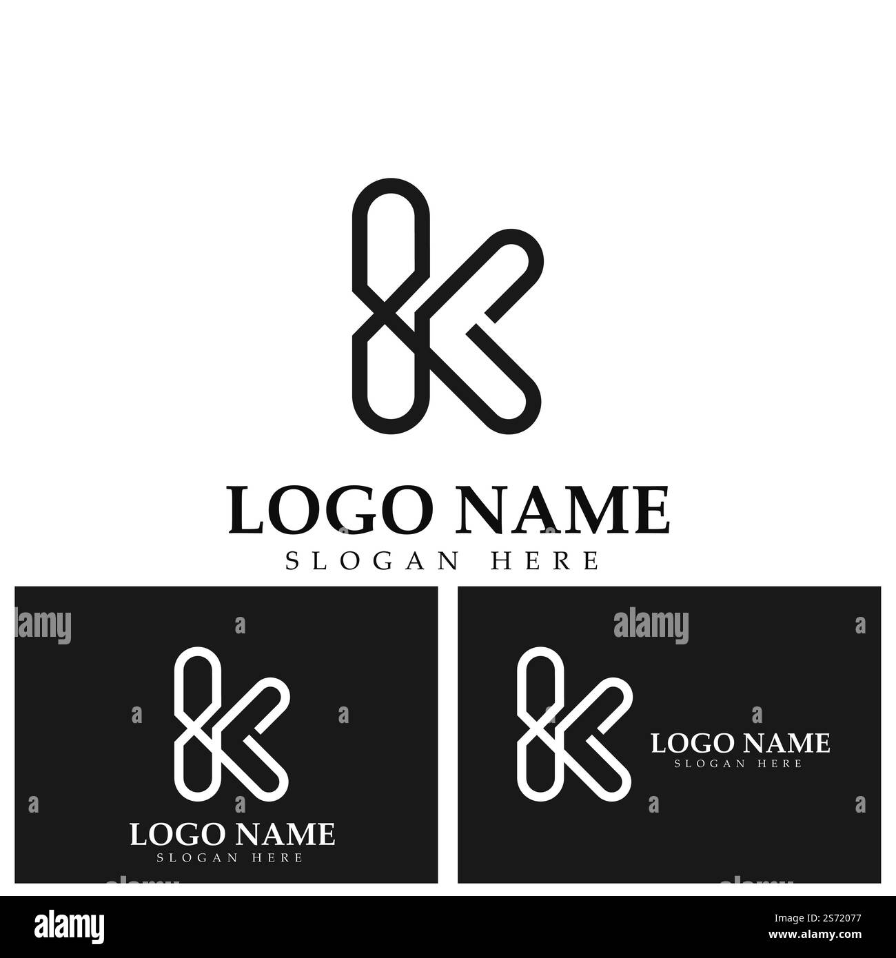 letter k logo icon design template Stock Vector Image & Art - Alamy