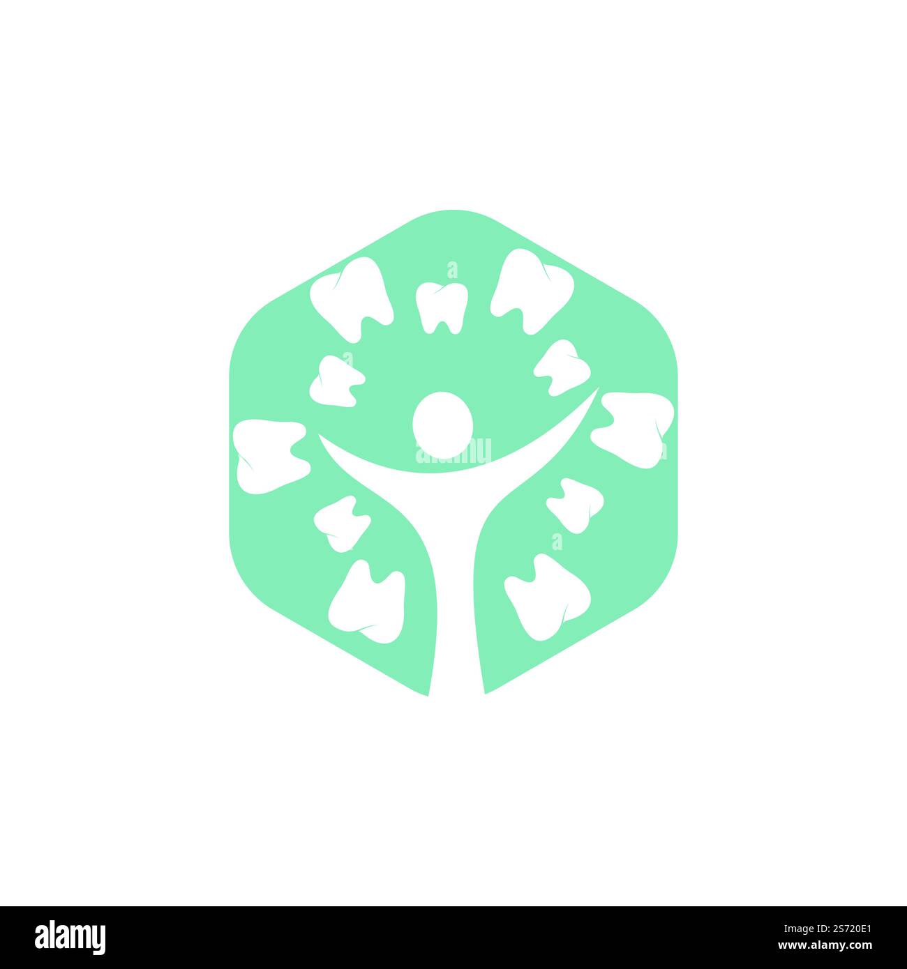 Dental clinic vector design template. Illustration tree icon with tooth ...
