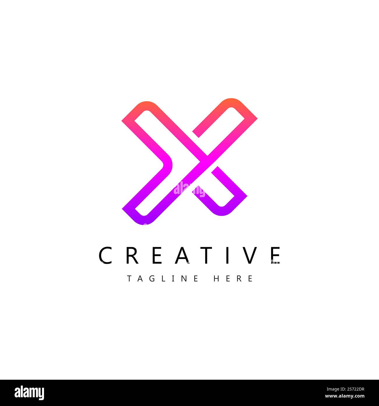 Letter X logo icon design template elements Stock Vector Image & Art ...