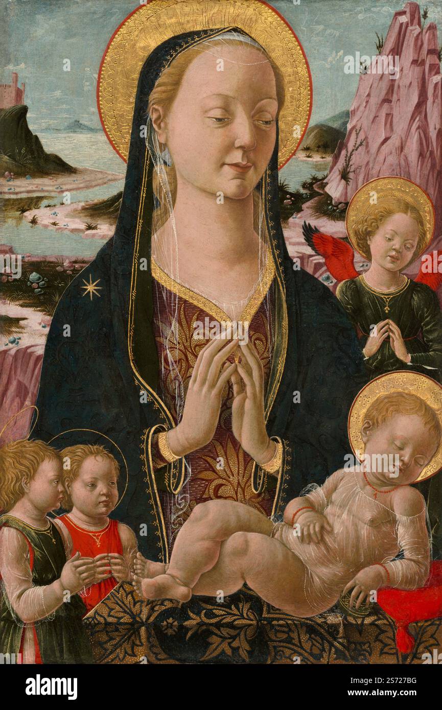 15th century madonna child angels hi-res stock photography and images ...