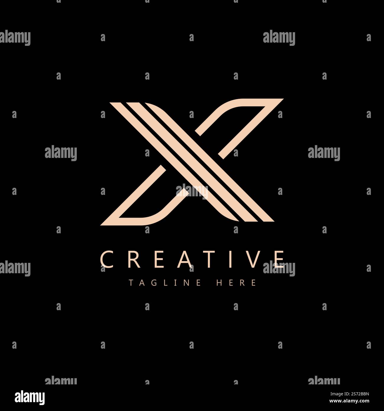 Letter X logo icon design template elements Stock Vector Image & Art ...