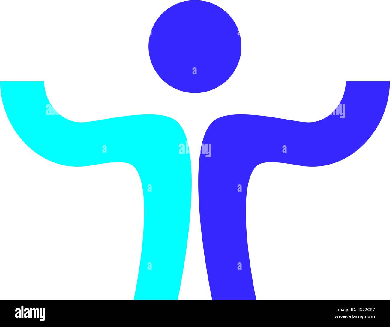 Healthy Life people Logo illustration template vector design Stock ...