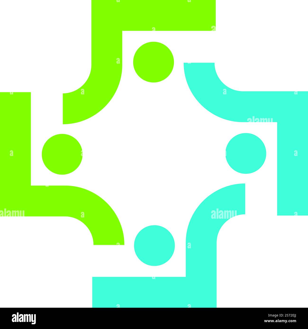 Community, network and social logo design template vector Stock Vector ...
