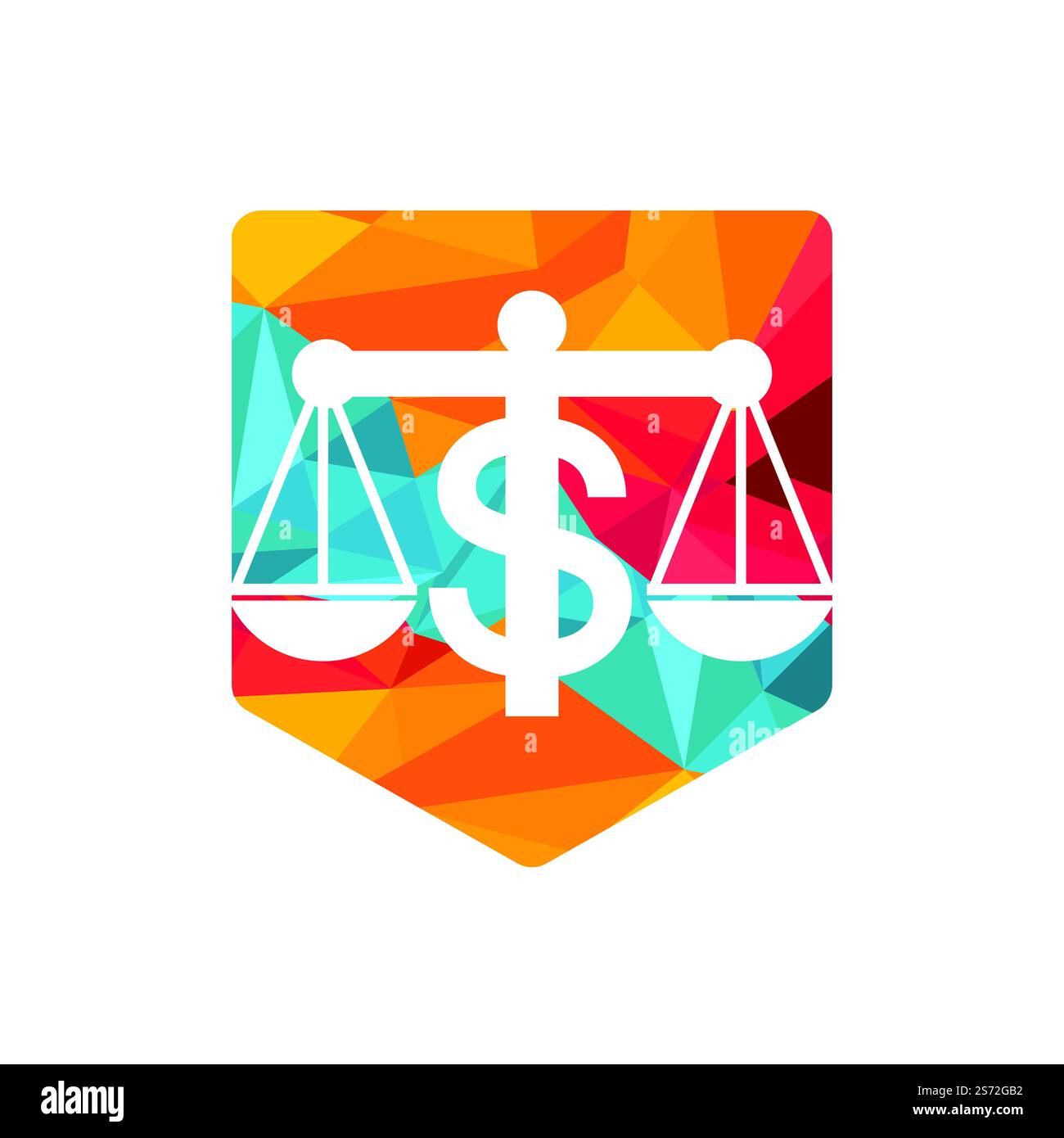 Money scale vector logo design. Finance concept. Logotype scale and ...