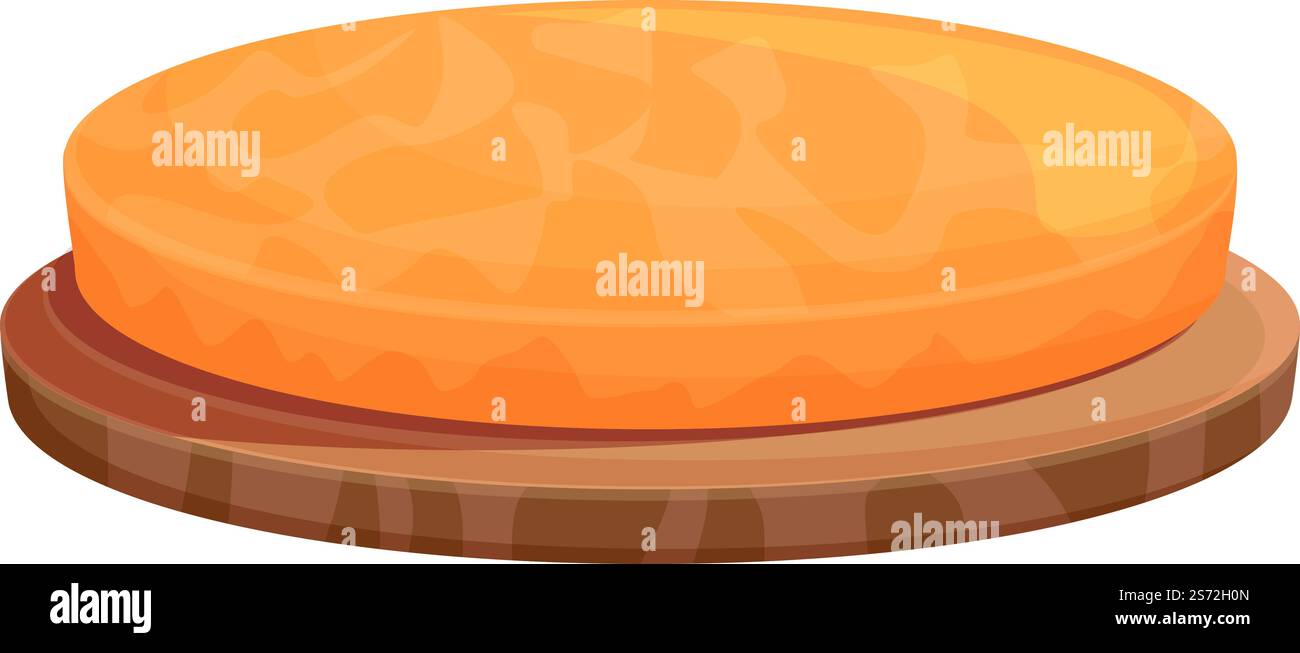 Spanish cake icon cartoon vector. Spain food. Dish madrid. Spanish cake ...