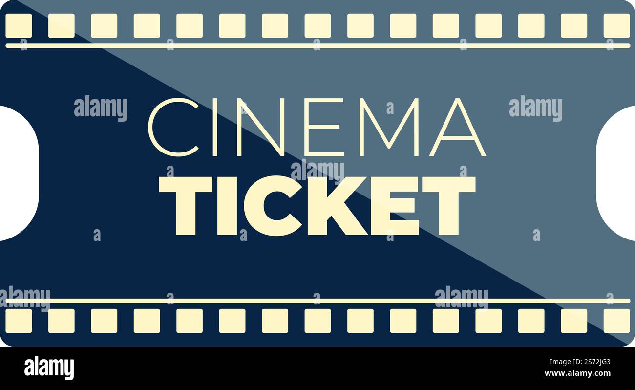 Label cinema ticket icon cartoon vector. Movie enter. Old pass. Label ...