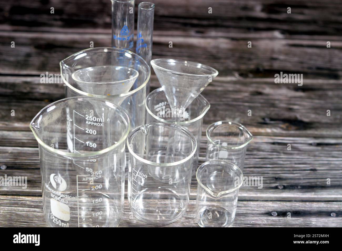 Cairo, Egypt, January 8 2025: laboratory set of different equipment and ...