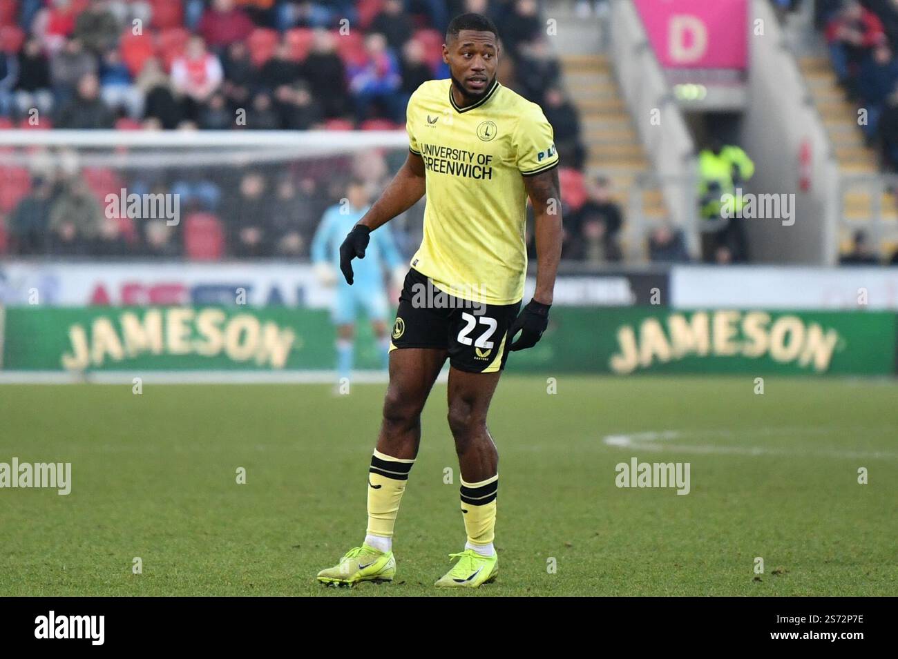 Rotherham, England. 18th Jan 2025. Chuks Aneke during the Sky Bet EFL ...