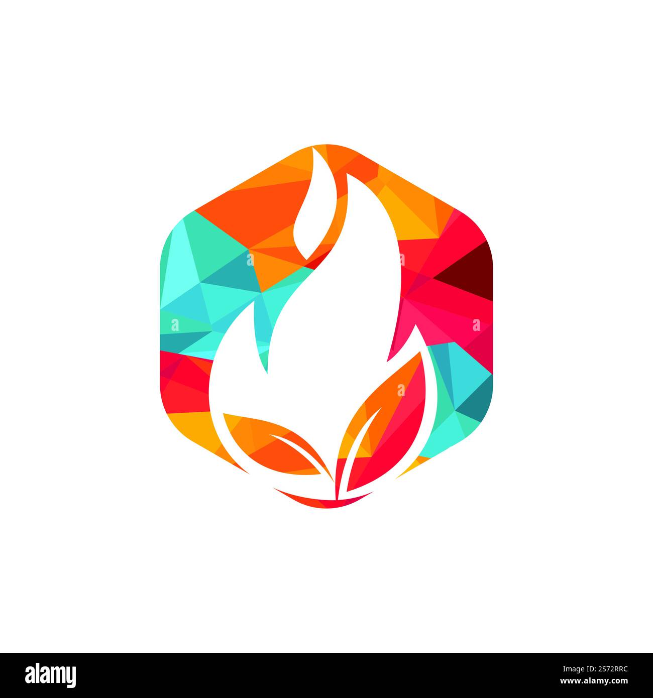 Fire leaf vector logo design. Eco green alternative energy logo design ...