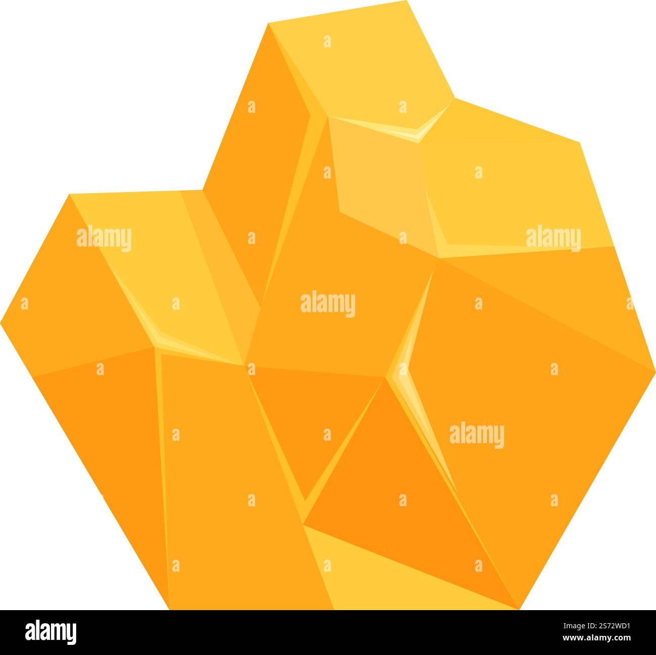 Cart gold icon cartoon vector. Golden mine. Gem tool. Cart gold icon ...