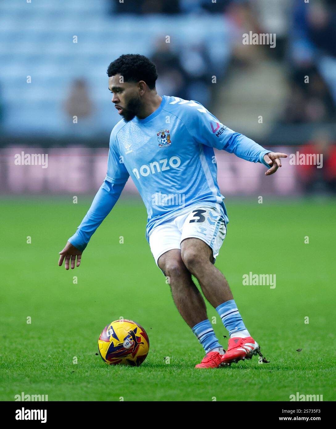Coventry City's Jay Dasilva during the Sky Bet Championship match at