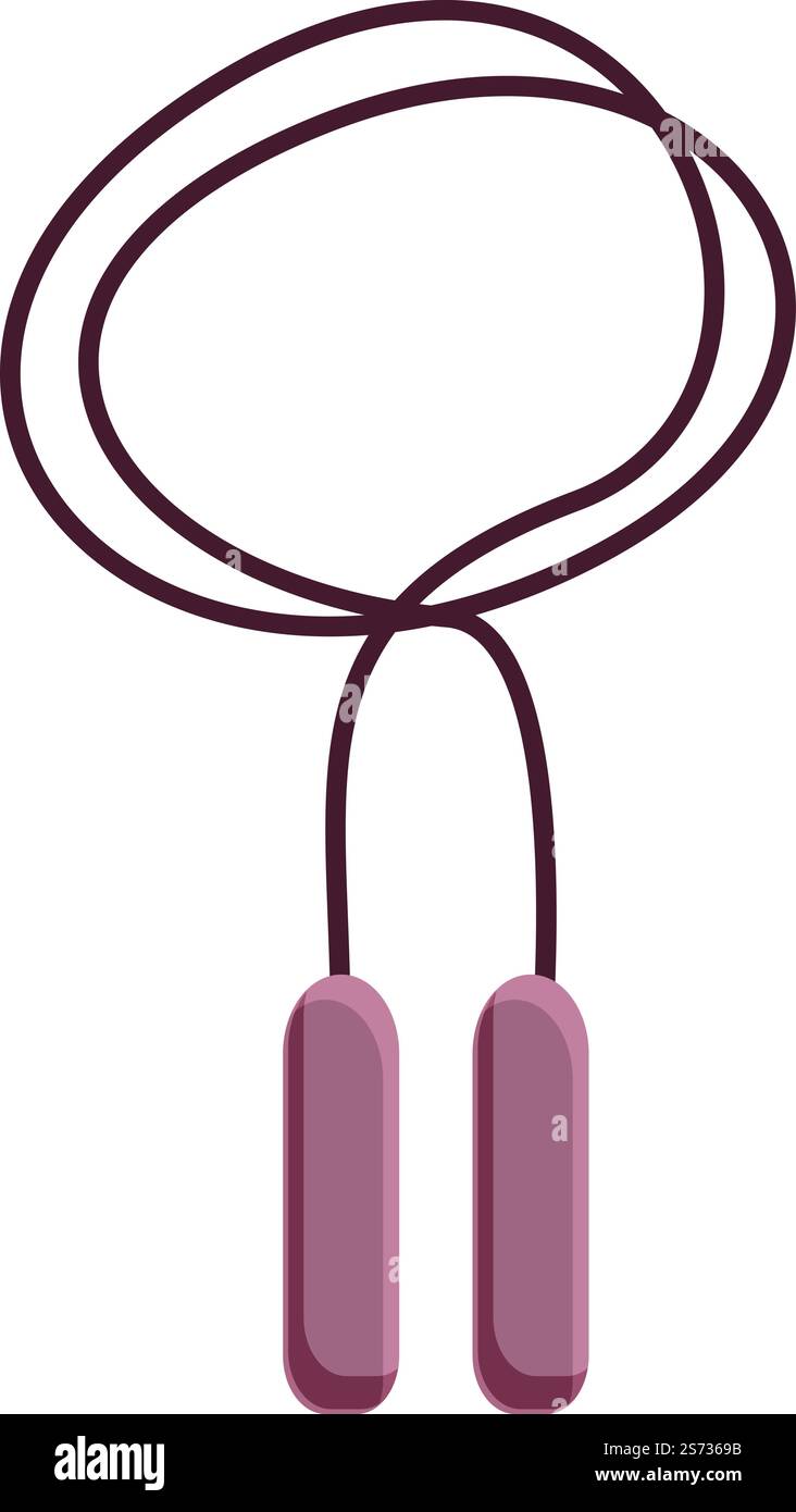New jump rope icon cartoon vector. Children gym. Sport exercise. New ...