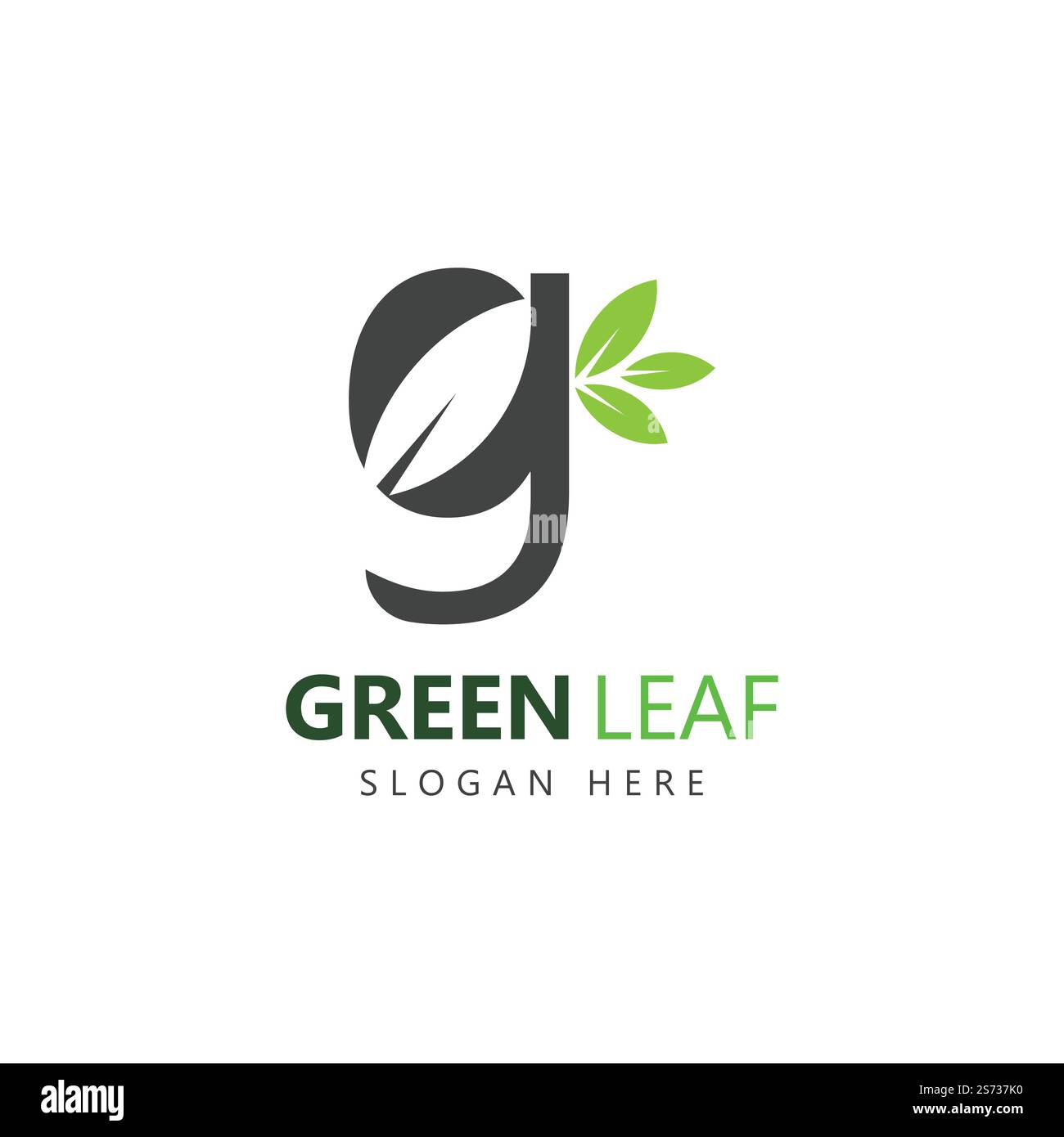 letter g leaf icon logo design concept Stock Vector Image & Art - Alamy
