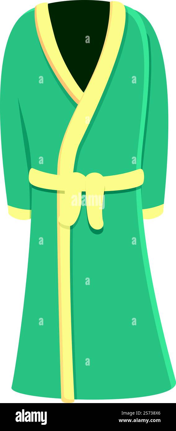Plus Cartoon Self Belted Hooded Robe