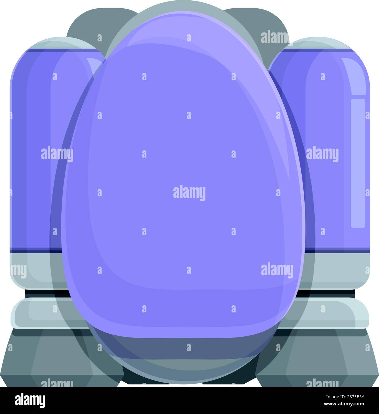 Back jet icon cartoon vector. Rocket career. Astronaut space. Back jet ...