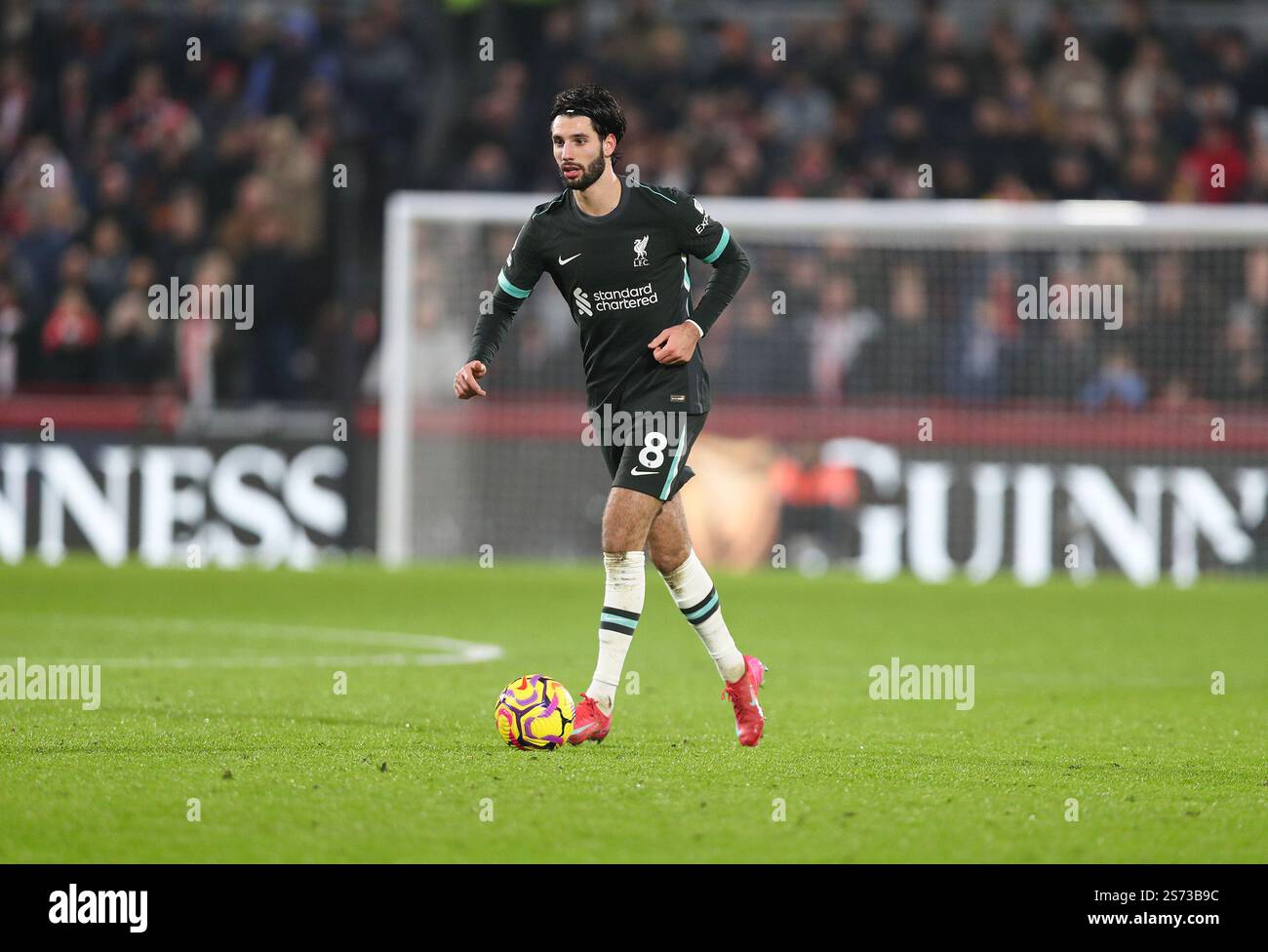 Dominik Szoboszlai of Liverpool FC during the Brentford FC v Liverpool