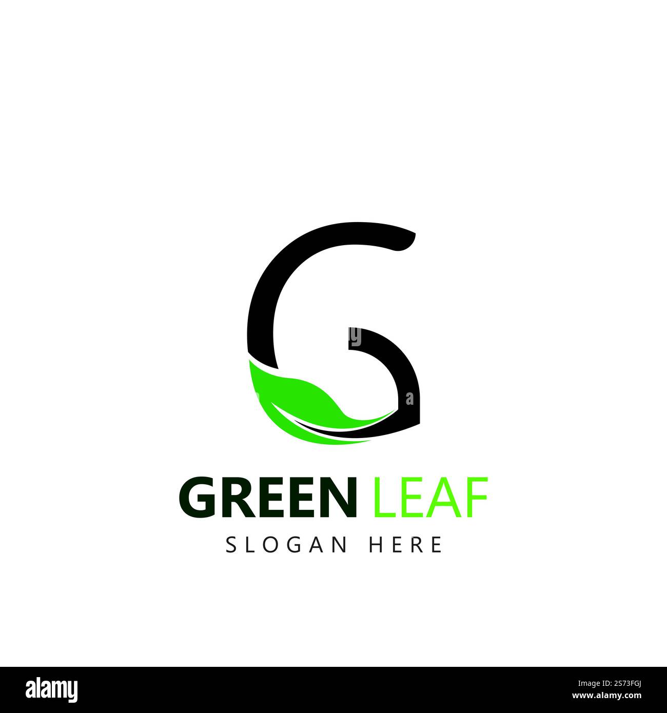 letter g leaf icon logo design concept Stock Vector Image & Art - Alamy