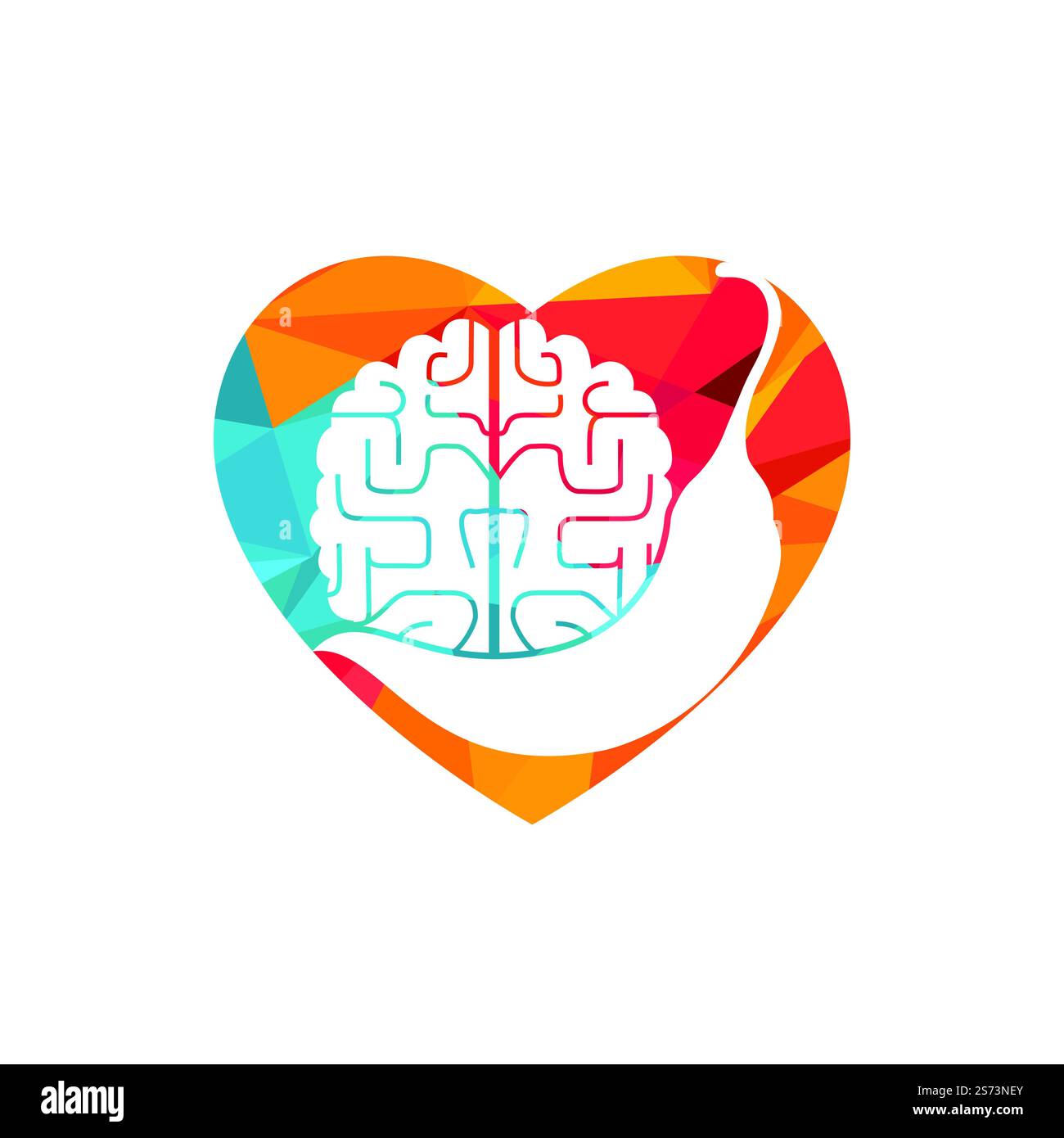 Chili brain vector logo design template. Spicy intelligence logo design concept. Stock Vector