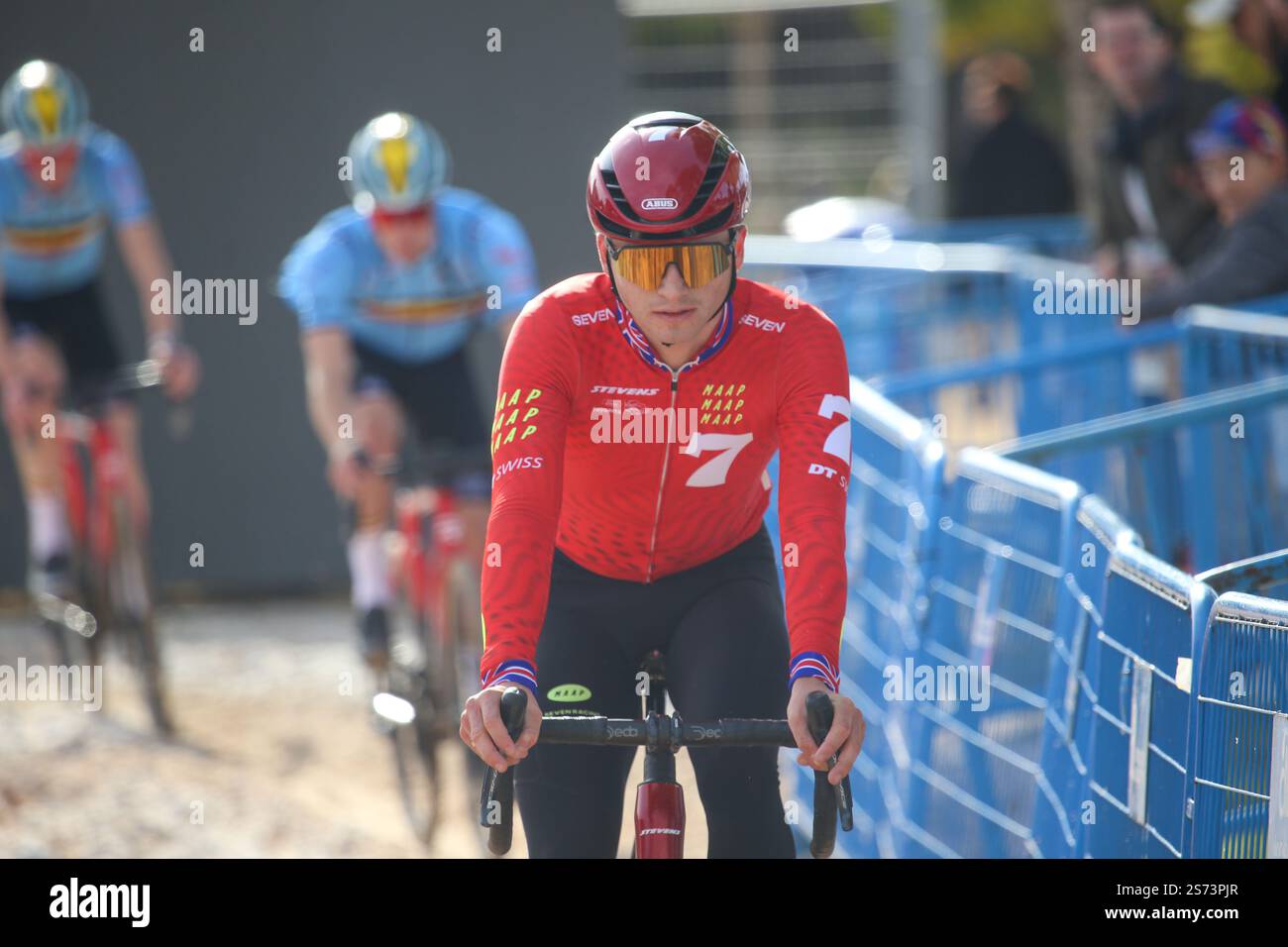 Benidorm, Spain, 18th January, 2025: Seven Racing rider Cameron Mason ...