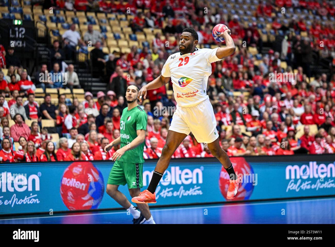 Tarak Jallouz of Tunisia Nationalteam during IHF Men's Handball World
