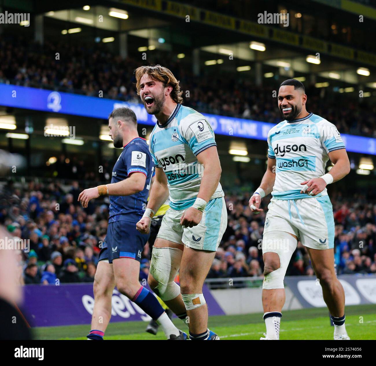 Aviva Stadium, Dublin, Ireland. 18th Jan, 2025. Investec Champions Cup ...
