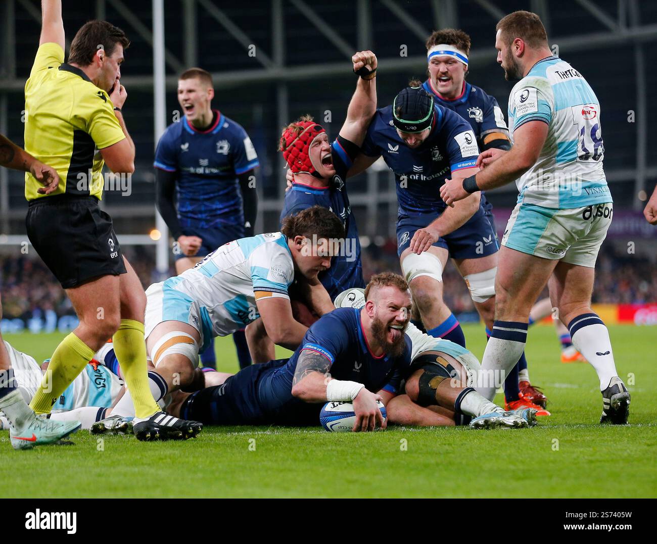 18th January 2025; Aviva Stadium, Dublin, Ireland; Investec Champions ...