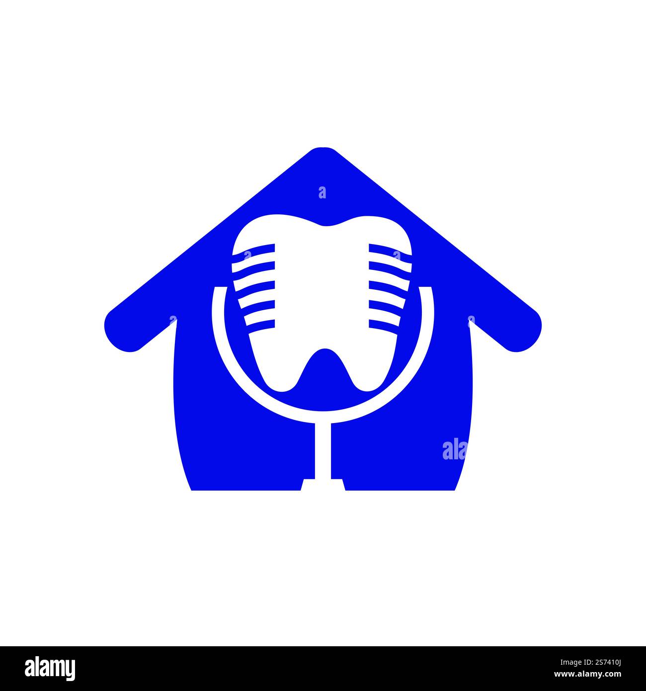 Dental podcast vector logo design template. Stock Vector