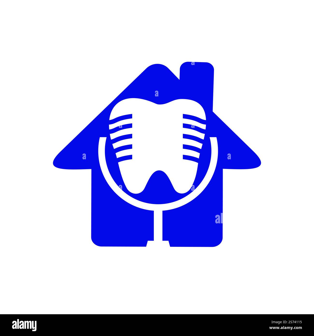 Dental podcast vector logo design template. Stock Vector