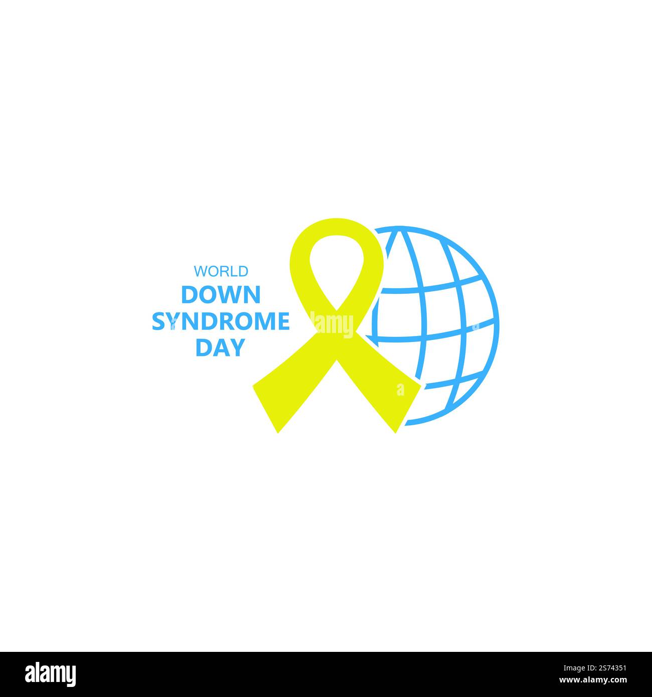 World Down Syndrome Day Stock Vector