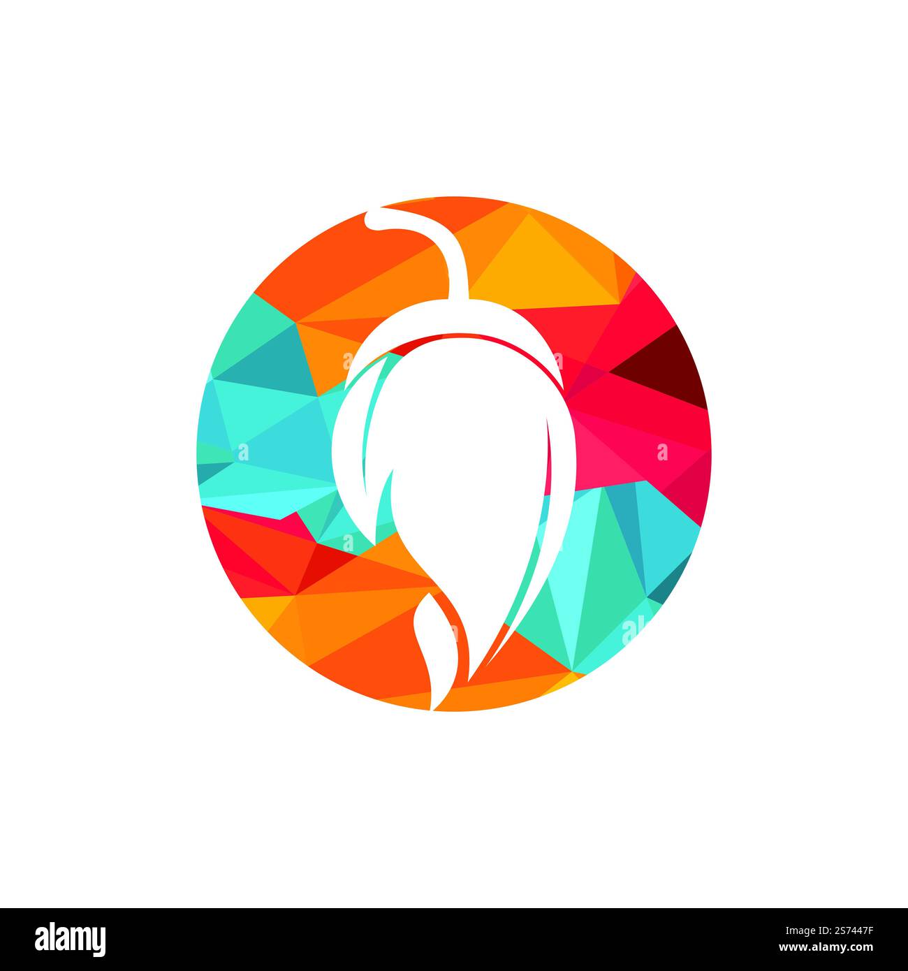 Chili hot and spicy food vector logo design inspiration. Chili pepper ...