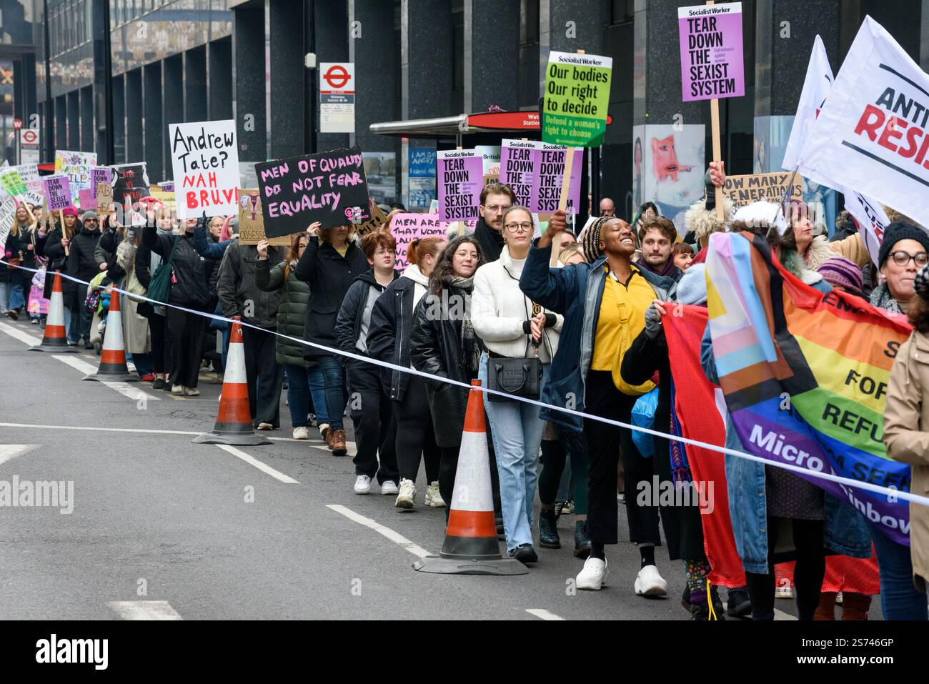 London, UK. 18 January 2025. Hundreds of people took part in the ...