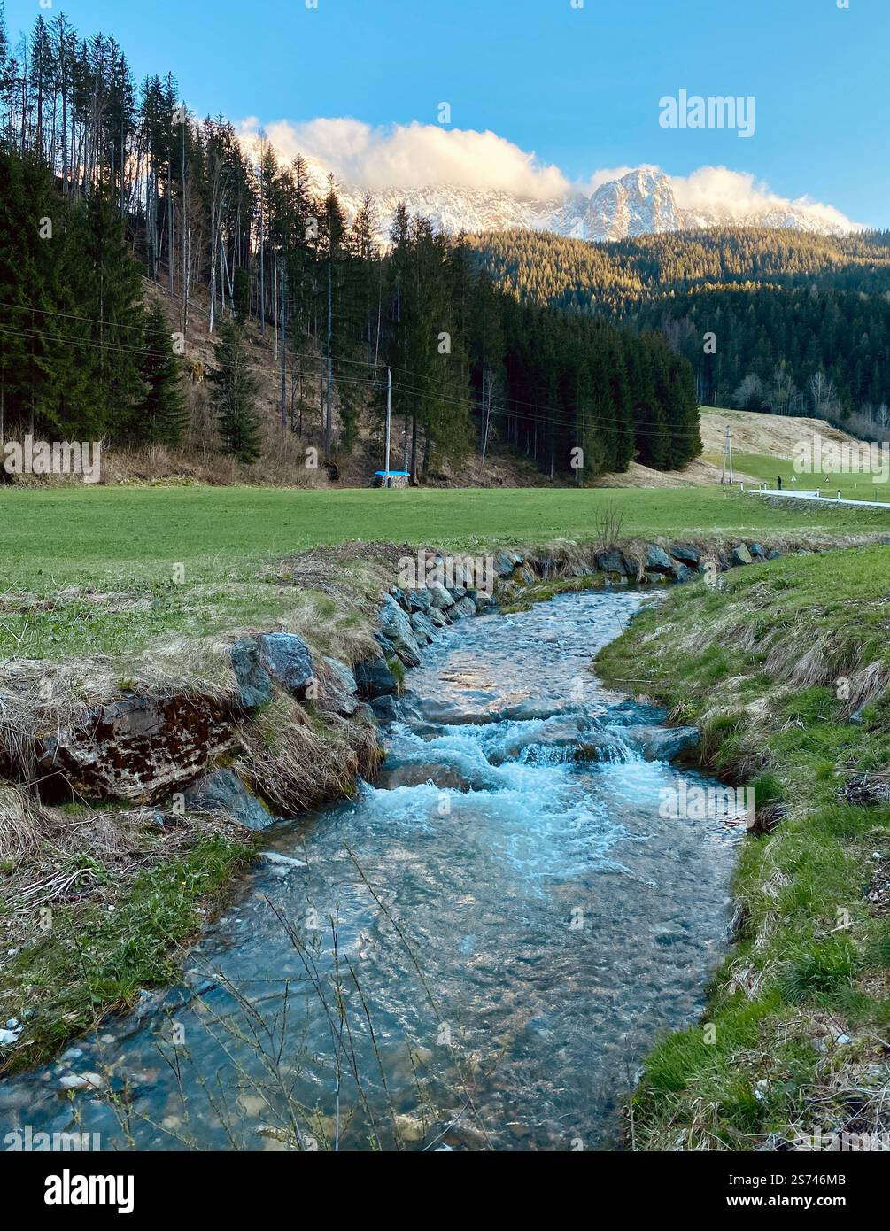 Landscapes of Austrian Alps - Smartphone Captured Stock Image