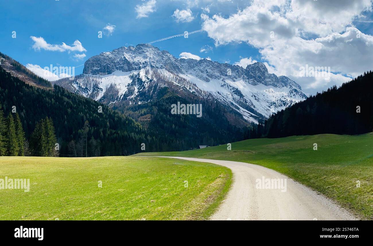 Landscapes of Austrian Alps - Smartphone Captured Stock Image