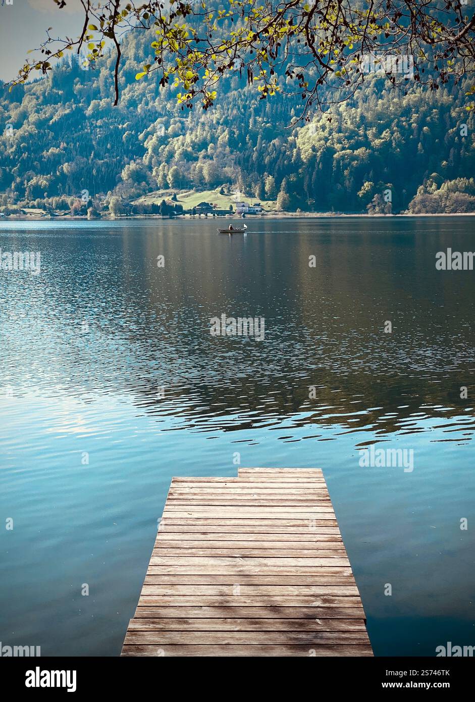 A Lake in Austrian Alps - Smartphone Captured Stock Image